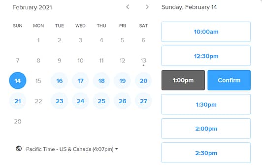 Clean Lines Calendar
